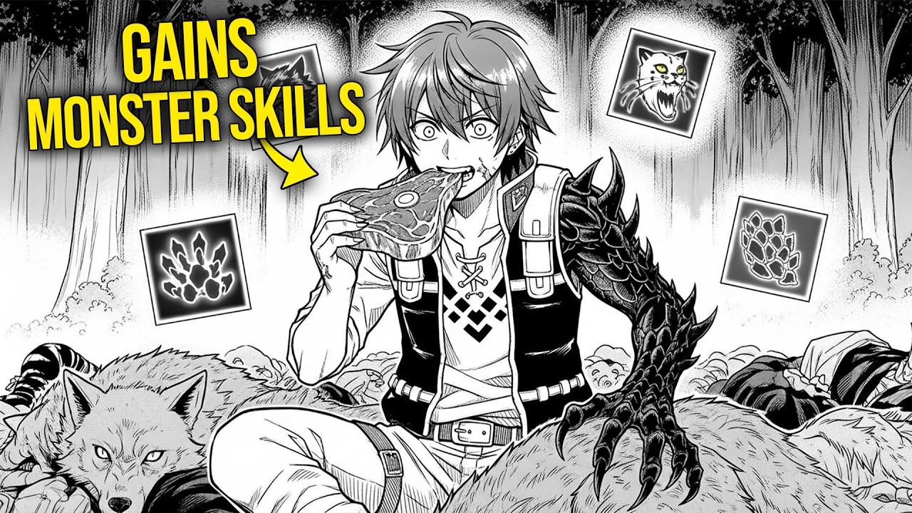 They Called Him Weak, But He Steals S+ RANK Skills by Devouring The Strongest Monsters | Manga Recap
