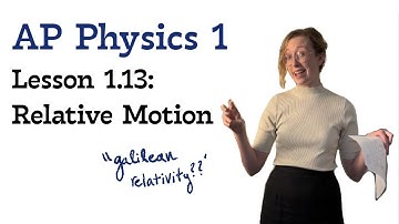 AP Physics 1,Unit 1,Concept Video 13:Relative Motion