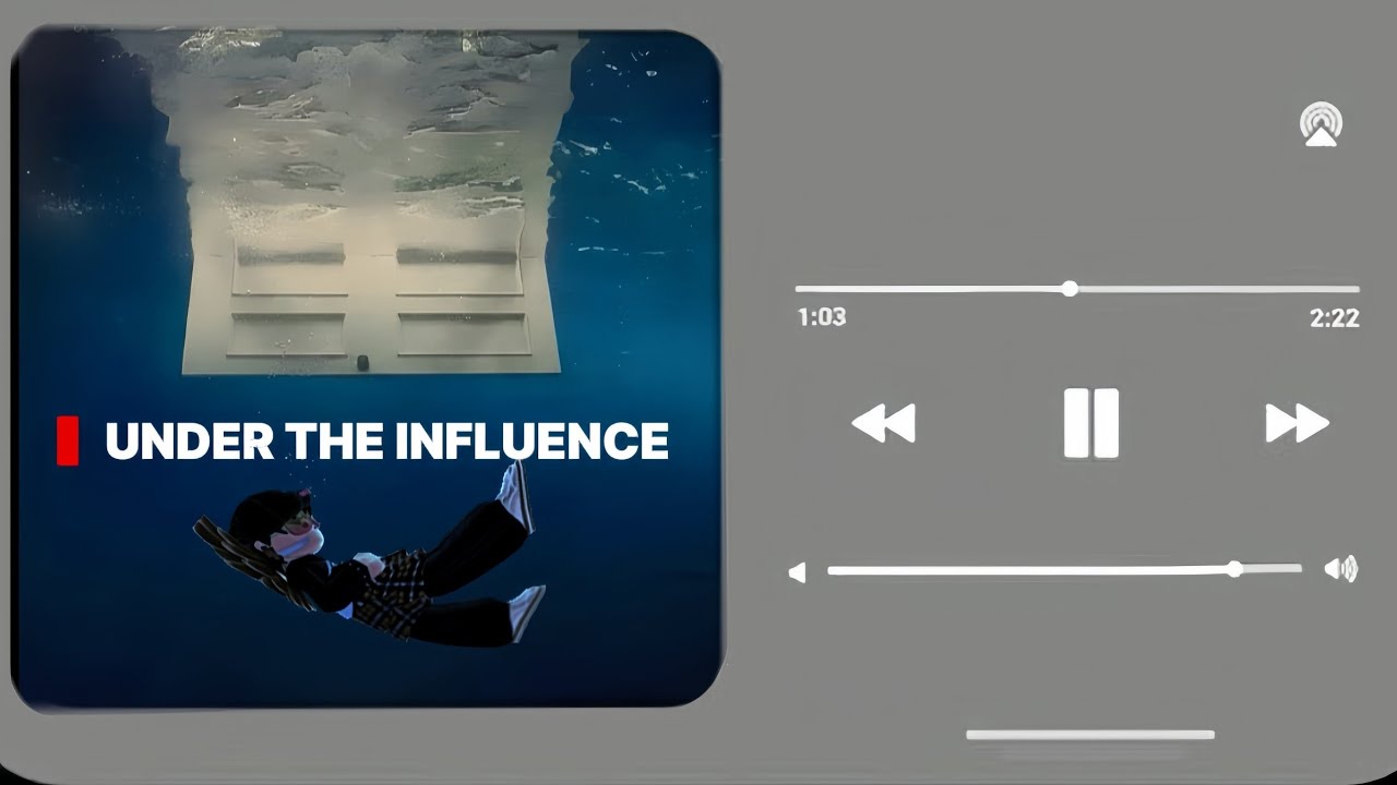 UNDER THE INFLUENCE COVER WITH MY VOICE ✨