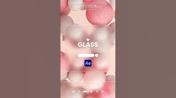 Make Cinematic Glass Motion Graphics in After Effects