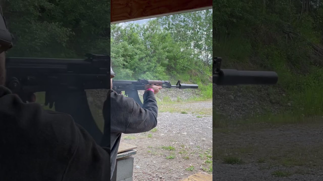M70AB2 Underfolder Suppressed Yugo Variant Of The AKM Modernized AK 47 Full Auto