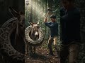 He Dared to Face a Giant Python to Save His Friend