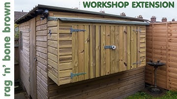 Building The Workshop Shed Extension (part 2 of 2)