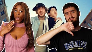 COUPLE REACTS to 정국 (Jung Kook) '3D (feat. Jack Harlow)' Official MV *they killed it😱