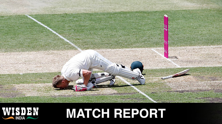Australia v India, Fourth Test, Day 1 | Match Report | Wisden India