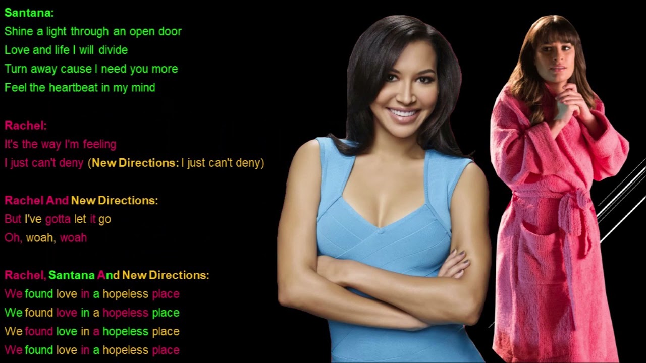 We Found Love Glee Lyrics