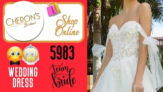 👰Blu: 5983 Fausta | Cheron's Bridal, Wedding Dresses, Chattanooga, TN