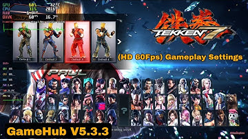 Tekken 7 PC Game Play on Android | GameHub Emulator V5.3.3 | 60Fps best settings