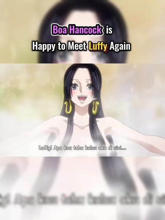 Boa Hancock is Happy to Meet Luffy Again #onepiece #hancock #luffy #anime