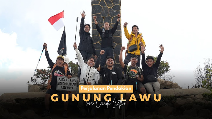 Gunung Lawu Via Candi Cetho | Pendakian Tim Palugada444