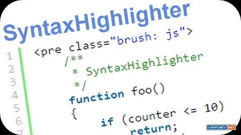 How to Install & Use SyntaxHighlighter in Html