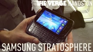 Samsung Stratosphere hands-on at CTIA 2011