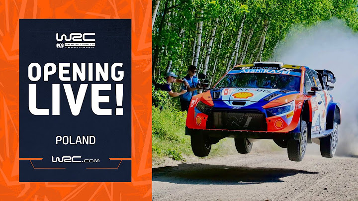 🔴 Opening LIVE I WRC ORLEN 80th Rally Poland 2024