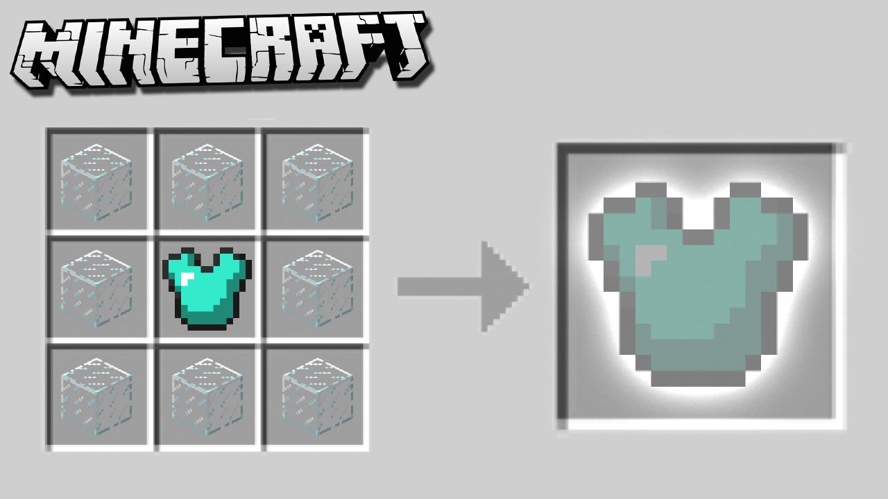 How To Craft Invisible Armour In Minecraft!