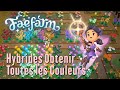 Fae farm  fleurs hybrides  obtenir toutes les couleurs 