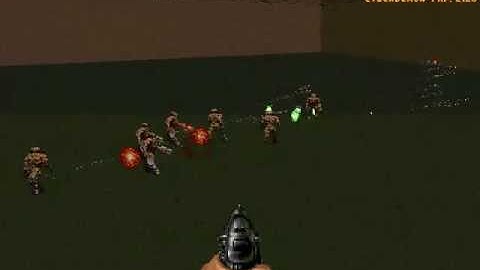 [Doom II] Dodging Cyberdemon 3/3 - Prototype vs. 7 Cyberdemons