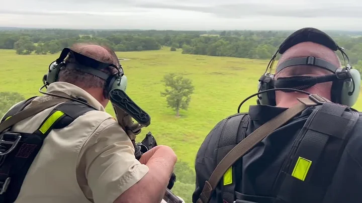 HeliBacon offers helicopter hog hunts with machine guns