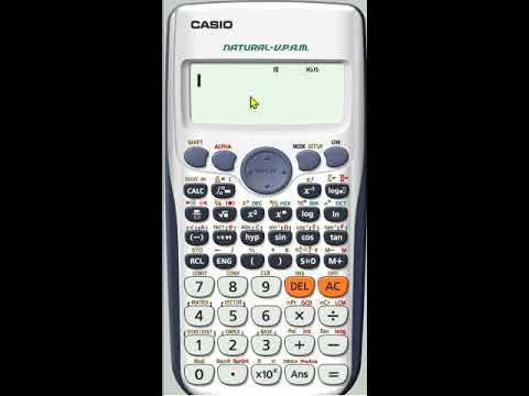 Degree and Radian mode in Casio fx-991ES calculator.
