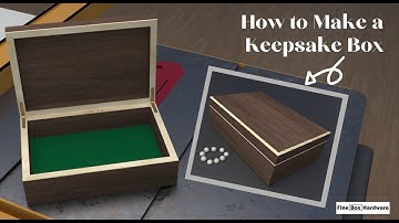 Make a Wooden Mitred Keepsake Box - Part 1 - Easy Project