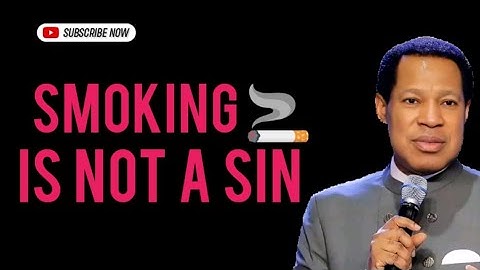 Smoking is not a sin ~ pastor Chris Oyakhilome #pastorchrisoyakhilome #loveword