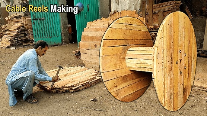Cable Spool Projects  Amazing Workbench from a Cable Reel #Shorts