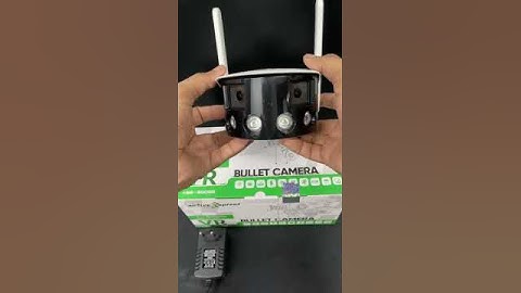 active pixel wifi bullet Camera _ dual lens 180°degree_with NVR supported