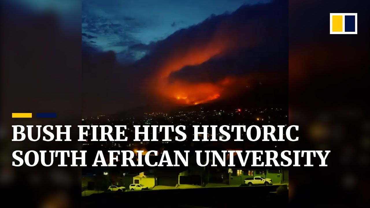 Bush fire on South Africa’s Table Mountain sets University of Cape Town buildings ablaze