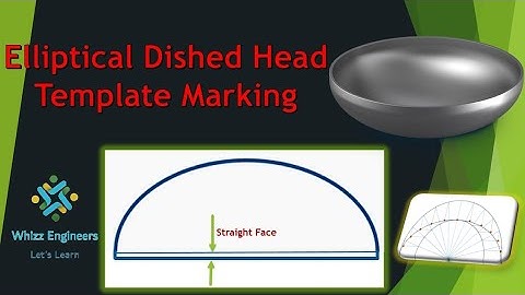 Elliptical Dish Head Template Marking @ Whizz Engineers