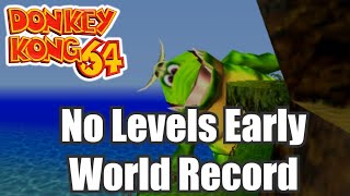 Donkey Kong 64 - No Levels Early in 2:00:12 (Former World Record)