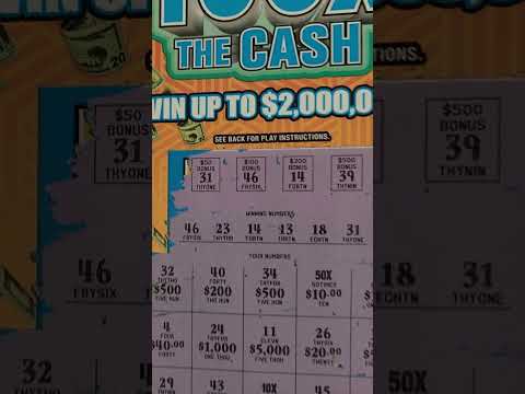 Fl lottery scratch off 100x the cash claimer. !!! 1000 😍 #floridalottery