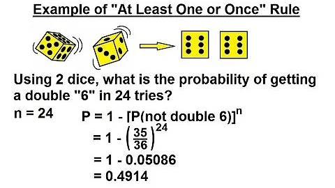 Probability & Statistics (19 of 62) The "At Least One or Once" Rule - Example 2 - DayDayNews