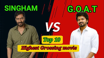 Ajay Devgan vs Thalapathy vijay Top 10 Highest Grossing movie box-office collection 🎭| #thalapathy