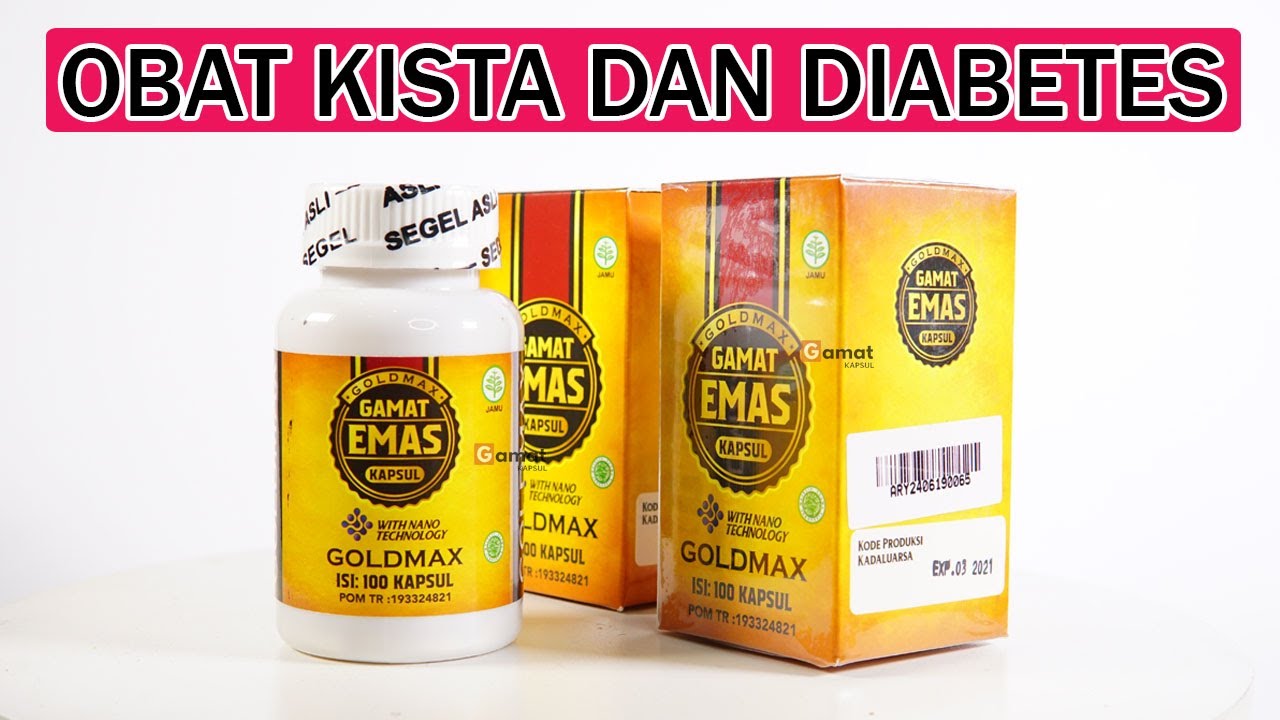 GoldMax Gamat Emas Kapsul | Obat Kista , Diabetes, Jantung , Masalah