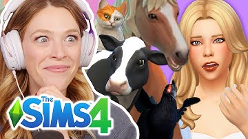 i played the sims with EVERY animal on one lot... this is what happened