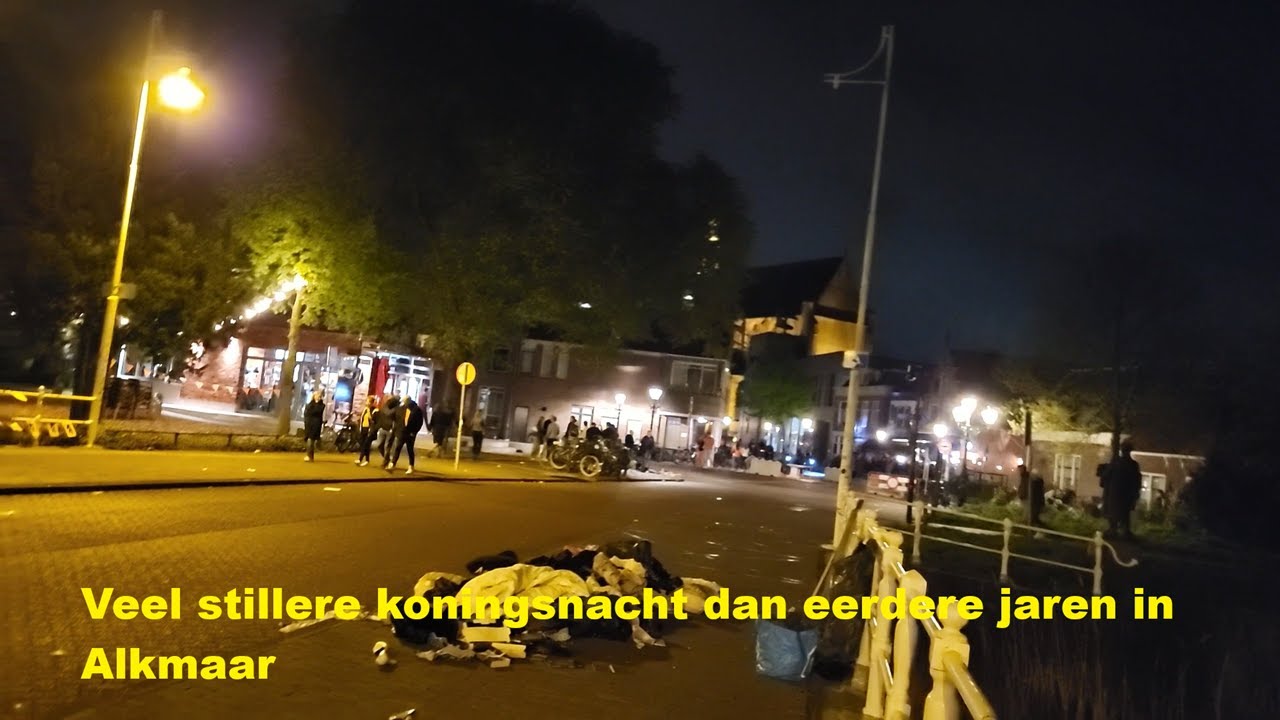 Veel stillere koningsnacht dan eerdere jaren in Alkmaar