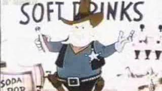 Drive-In Movie Candy Cowboy Intermission Snack Bar Film! Snack Bar Retro Commercial / Reel!