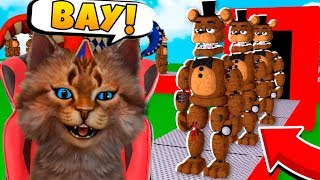 СТРОЮ ОГРОМНУЮ ПИЦЦЕРИЮ ФРЕДДИ В РОБЛОКС! FNAF ROBLOX Freddy's Tycoon 3