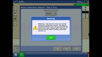 Seed Meter Calibration on the Ag Leader ® Integra/Versa display