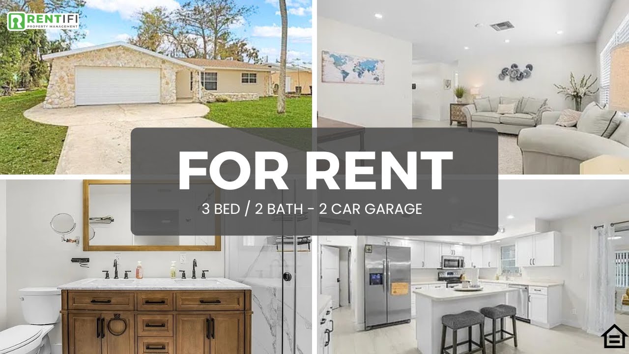 Fort Myers Shores Home for Rent 3BR/2BA by Fort Myers Property Management