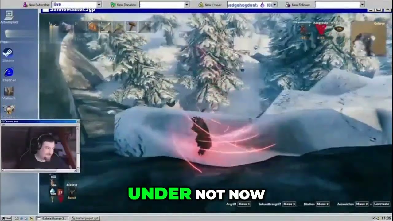 Valheim Snow Fight  Epic Golem & Skeleton Mayhem!