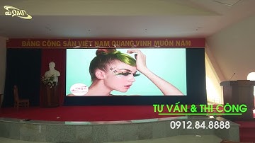 Chi Cục thuế Đà Lạt, T. Lâm Đồng | DQ thi công thầu dự án Cabin LED COB P2 đồng bộ nhà máy ThinkSTV