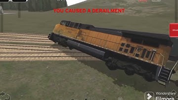 All crashes trains in train and rail yard simulator XD