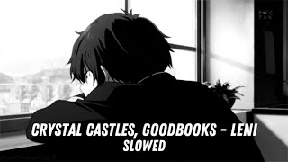Crystal Castles, GoodBooks - Leni (slowed & reverb) Resimi