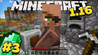 Майнкрафт 1.16 Выживание без модов! Что мне продал житель в minecraft? #3