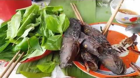 Cá lóc nướng rơm - Nông Dân Miền Tây