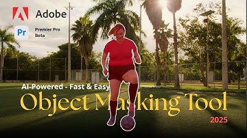 New Premiere Pro - AI Object Masking tool - Beta - 20x faster than roto - Object removal 