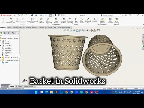 Basket in solidworks