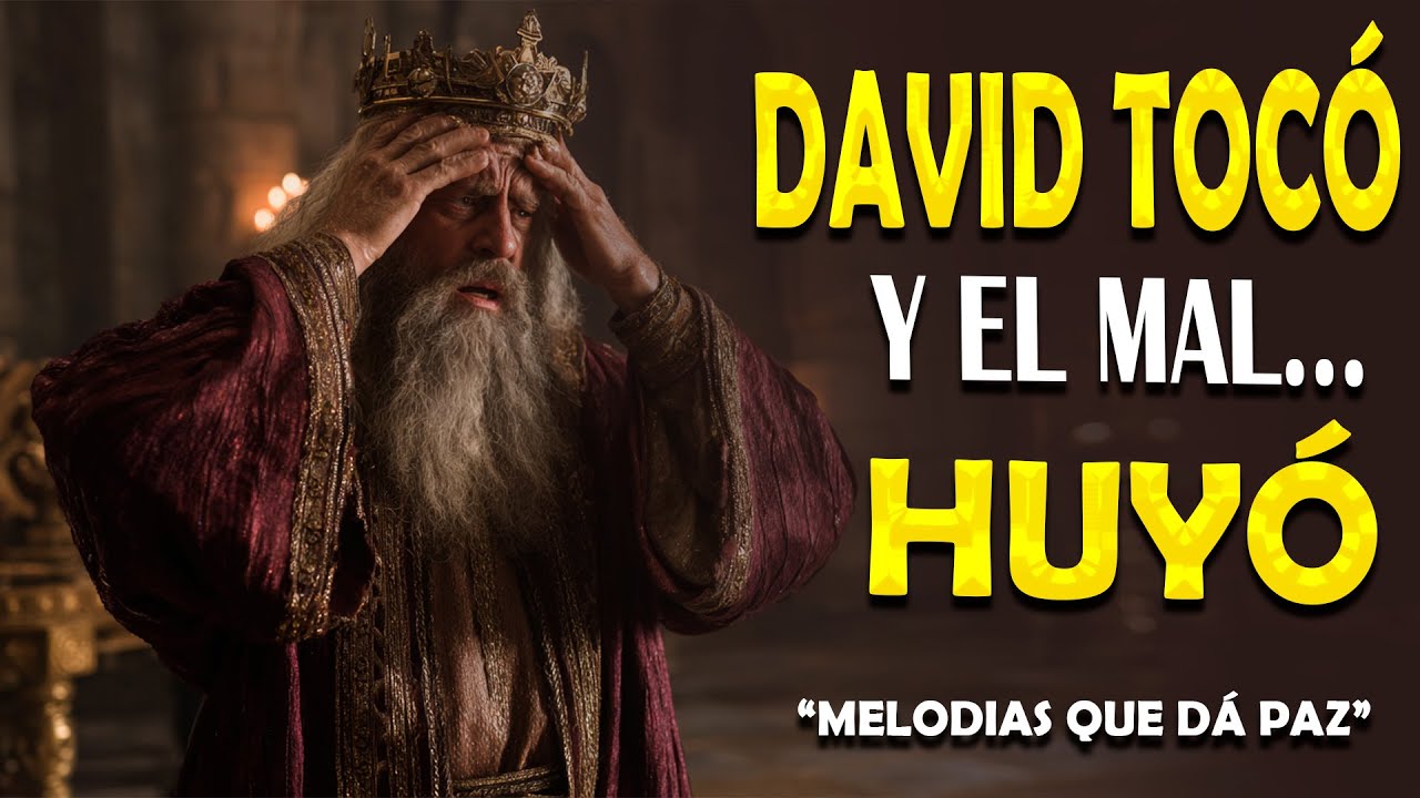 “El Sonido que Hizo Huir al Mal | Cuando David Tocó, Saúl Halló Calma | Cánticos de Gloria”