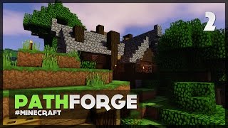 COZY HILLSIDE HOUSE • Minecraft #PathForge (PvP / Multiplayer)