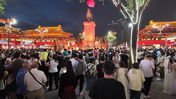 Walking Through Xi’an China Da Tang Everbright City at Night – Full Walking Tour